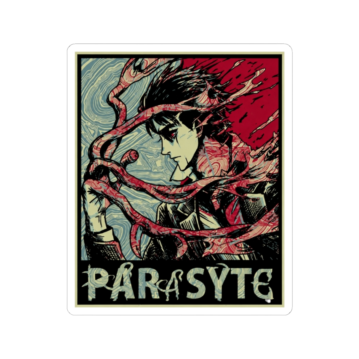 Parasyte Style Sticker