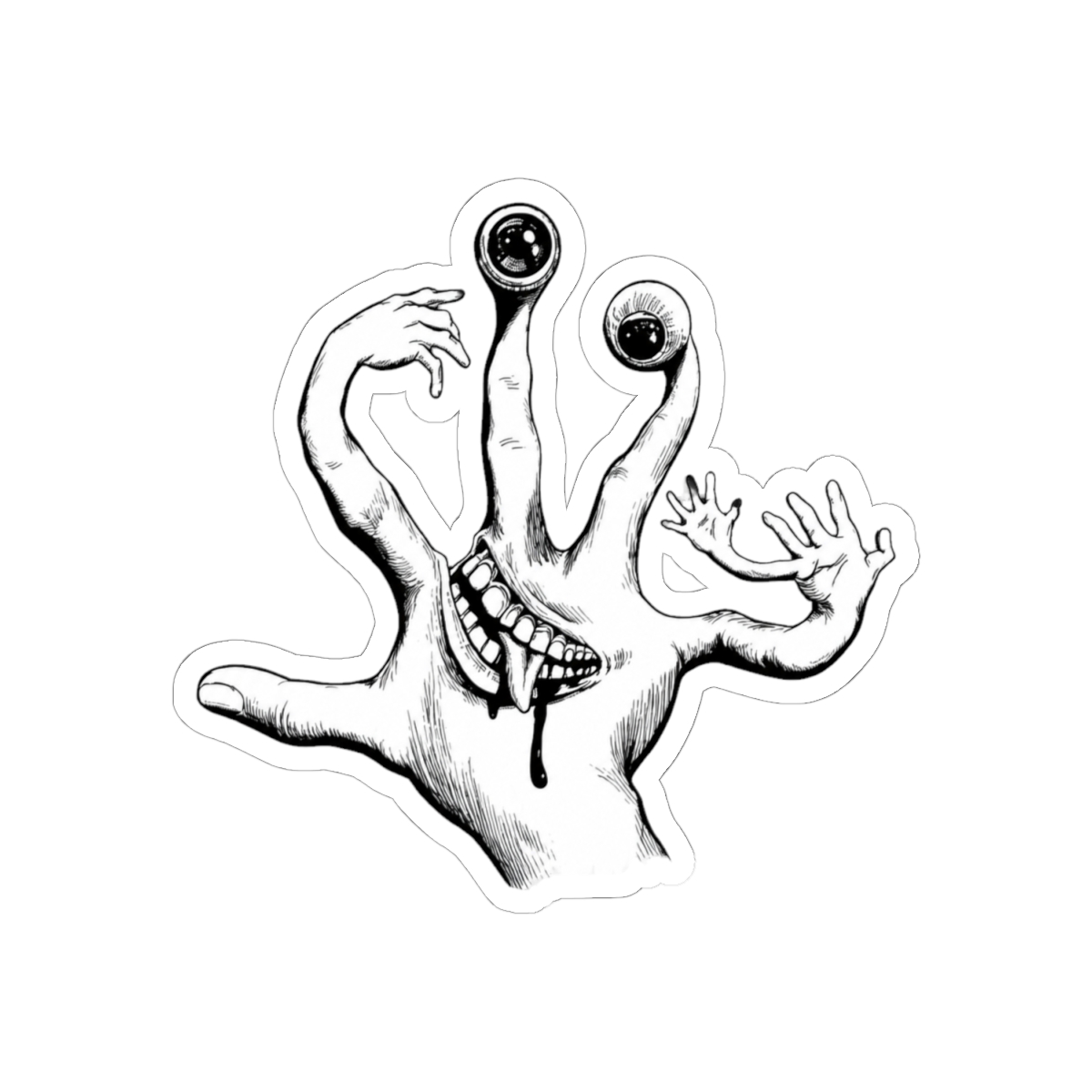 Migi The Parasyte Sticker - alternate angle 1, merchandise