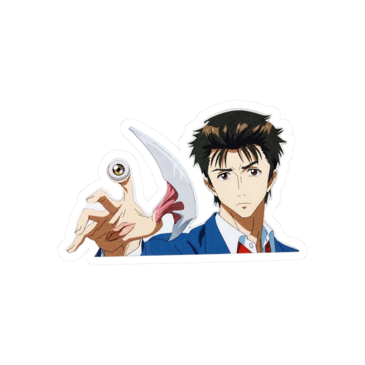 Shinichi Izumi Parasyte the Maxim Glossy Sticker Anime Waterproof! - alternate angle 3, merchandise